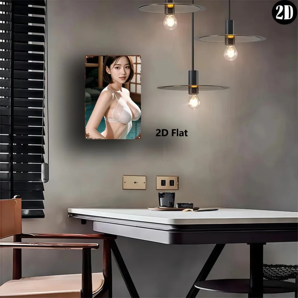 Elegant Nude Lady Metal Wall A - Home Decor Japanese review and price