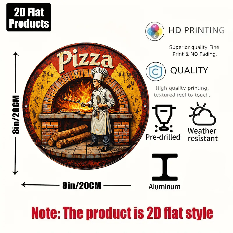2D Retro Metal Sign, Vintage P - Home Decor Kolkata review and price