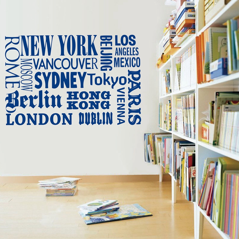 New York London Paris Quote wa - Home Decor London review and price