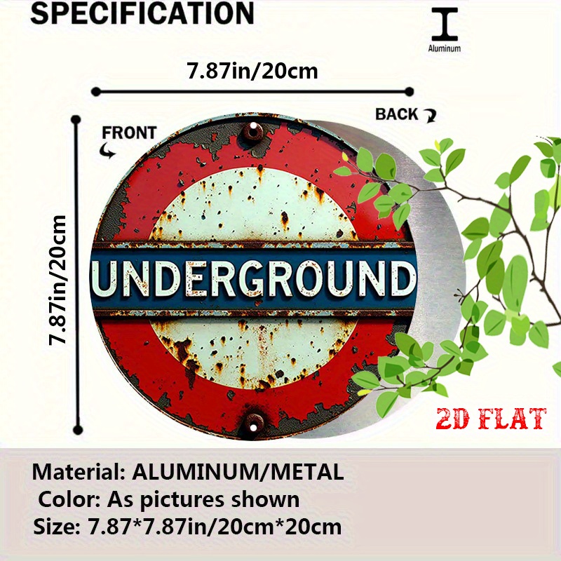 2D flat 1pc retro London Under - Home Decor London review and price