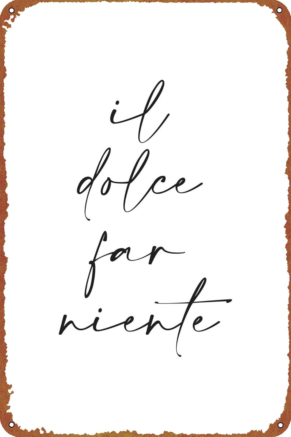 1p,KIVYYB Il Dolce Far Niente  - Home Decor Logo review and price