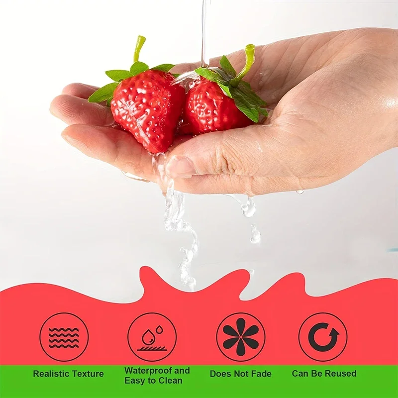 10/20pcs Simulation strawberry - Home Decor Scrap review and price