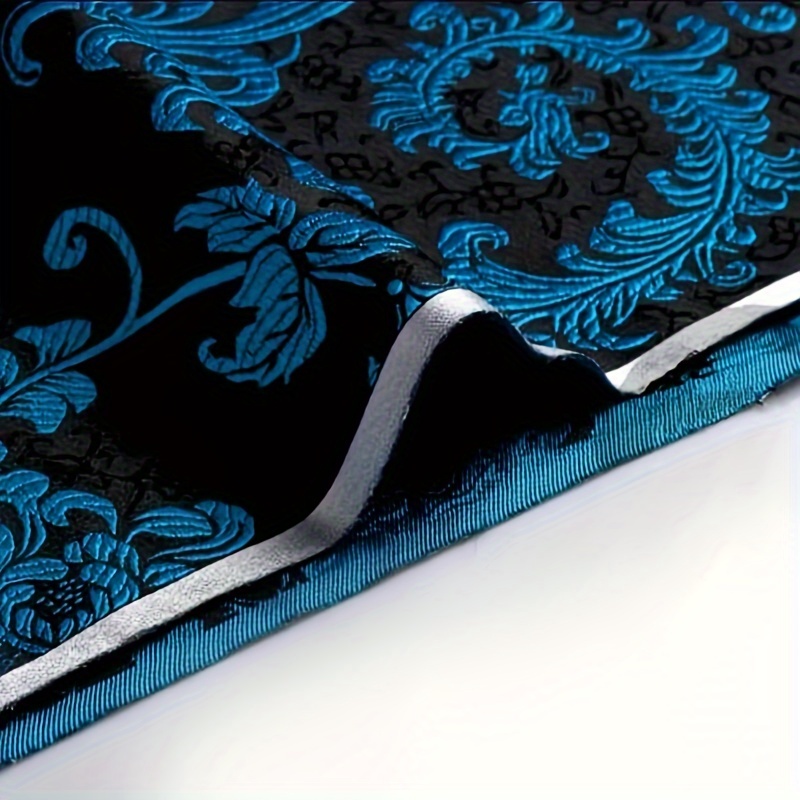 3D Blue Phoenix Tail Brocade F - Home Decor Fabric review and price
