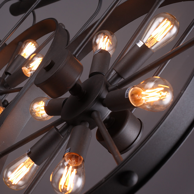 Retro Vintage Wheel chandelier - Home Decor On Wheels review and price