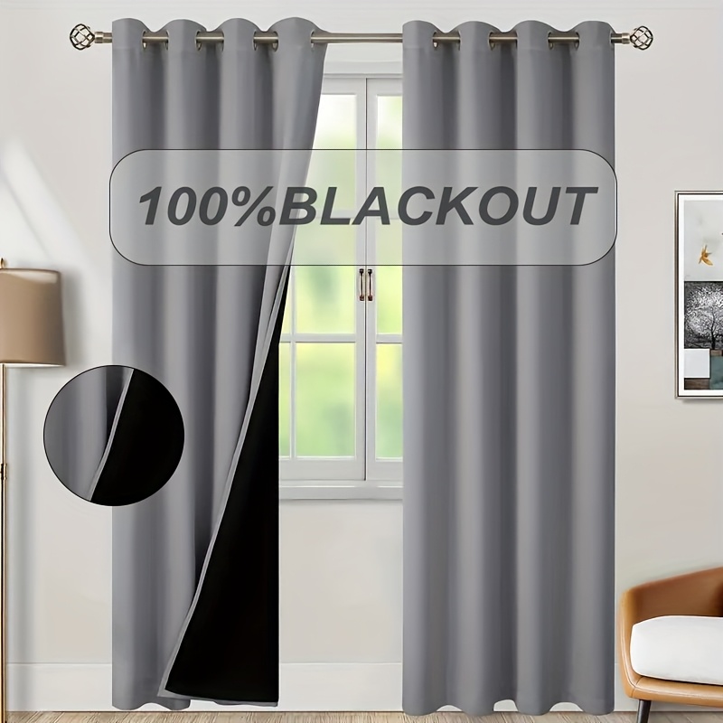 1pc 100% Blackout Curtain with - Home Decor Wall Panels review and price