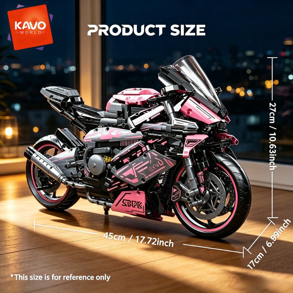 KAVOWORLD 1:5 Large Scale Moto - Home Decor On Wheels review and price