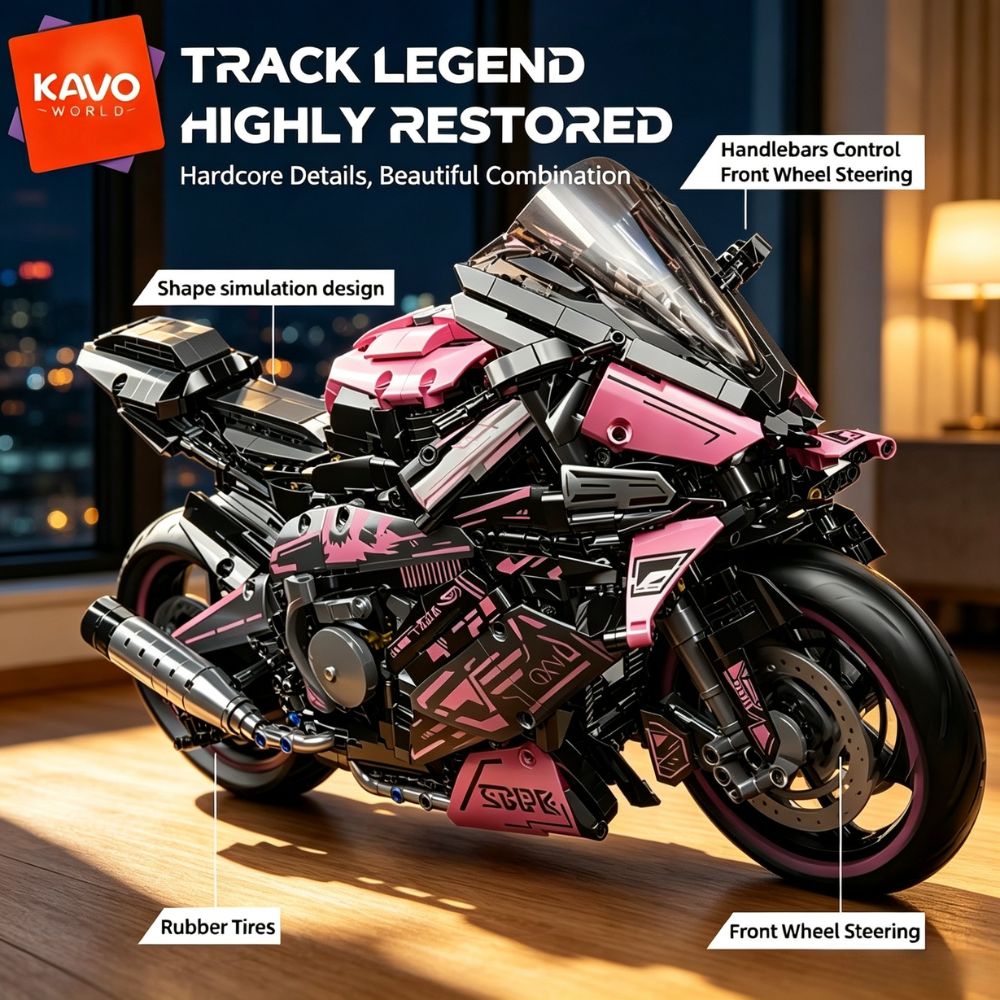 KAVOWORLD 1:5 Large Scale Moto - Home Decor On Wheels review and price