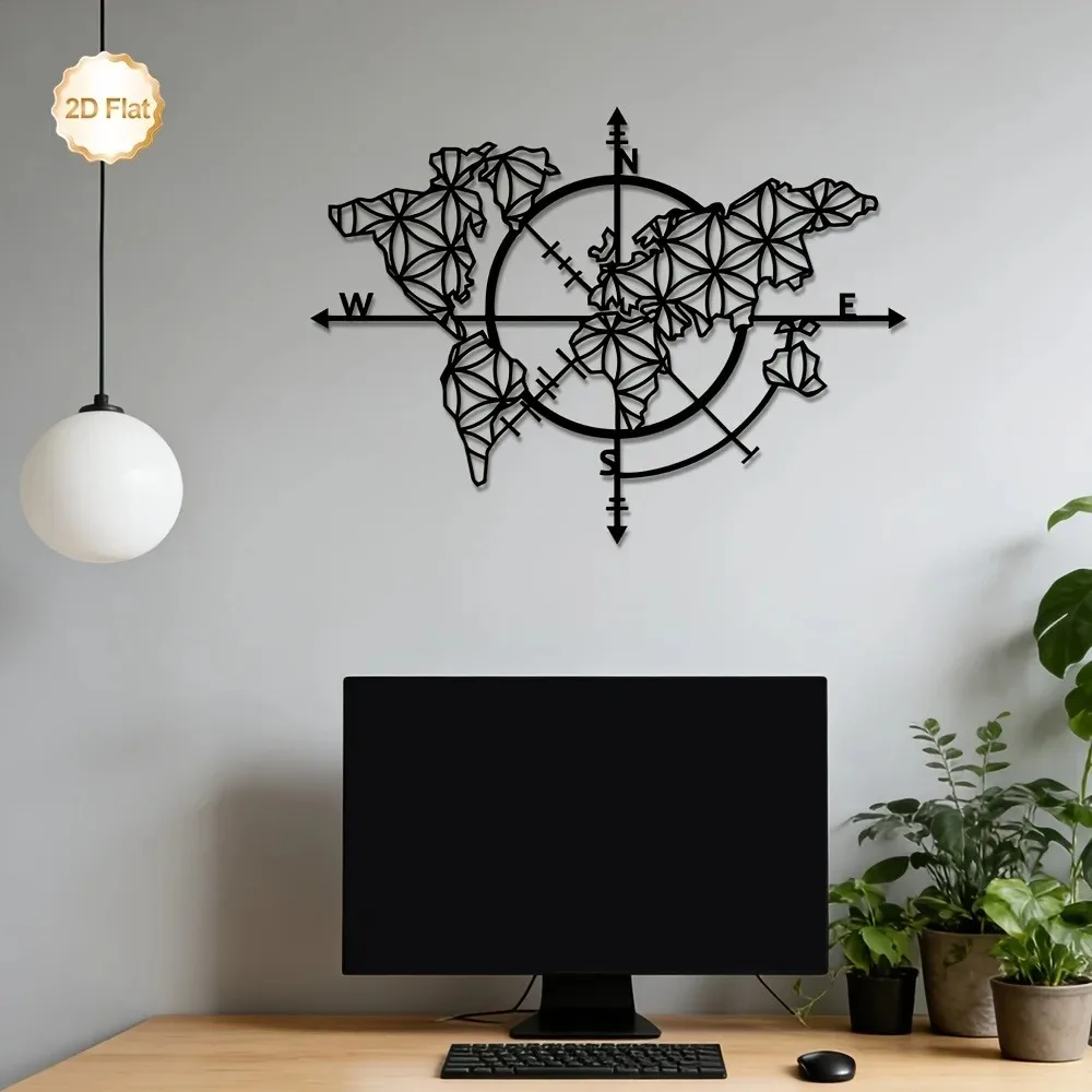 Brand Metal Wall Art Iron Comp - Home Decor Brand review and price