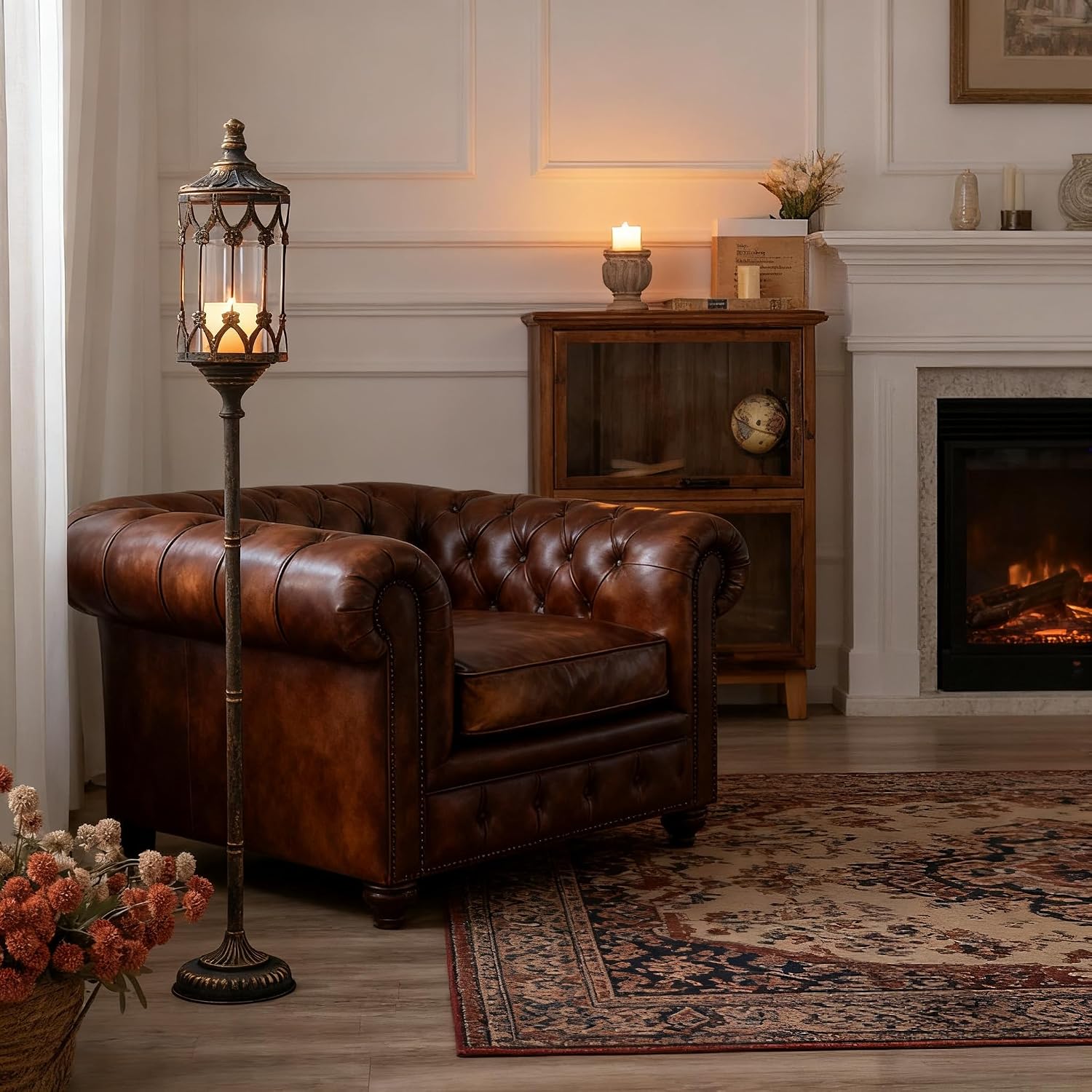 Antique Gold 41 Inch Tall Vint - Home Decor Event review and price